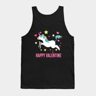 Unicorn Valentine Tank Top